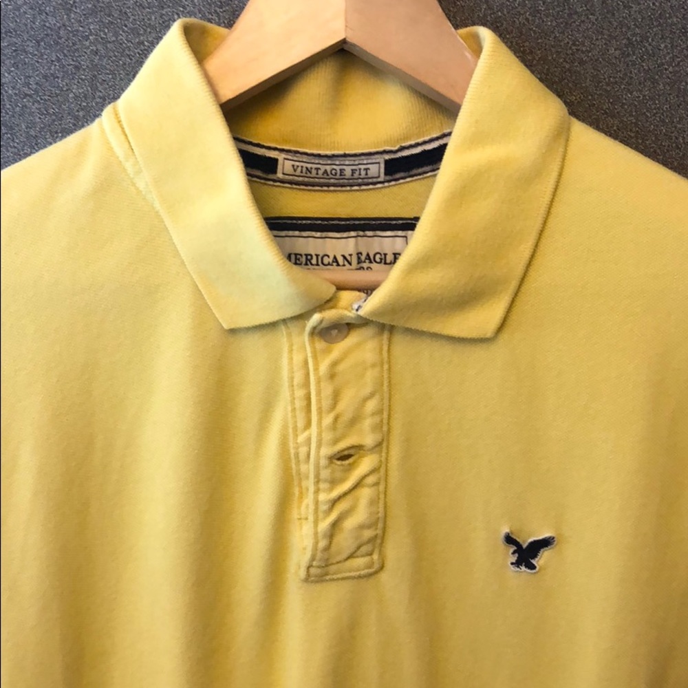 American Eagle polo shirt.